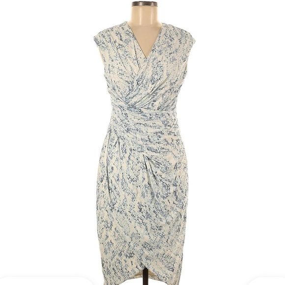 Dkny sleeveless dress midi size 14/16 - Picture 2 of 6